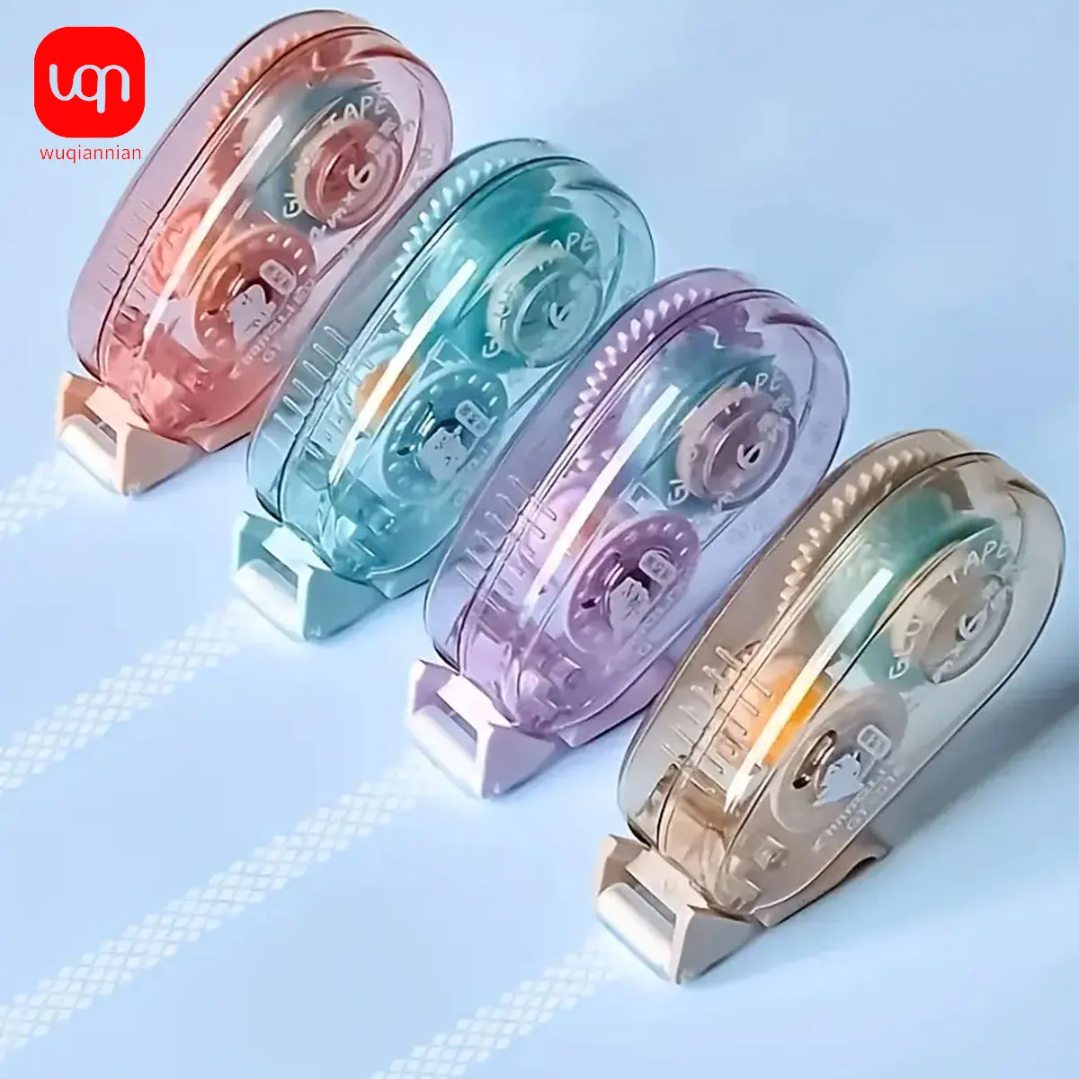 WQN-1PC Kawaii Dispensing High Viscosity Does Not Leave A Trace Correction Tape Transparent For Student And Office Use
