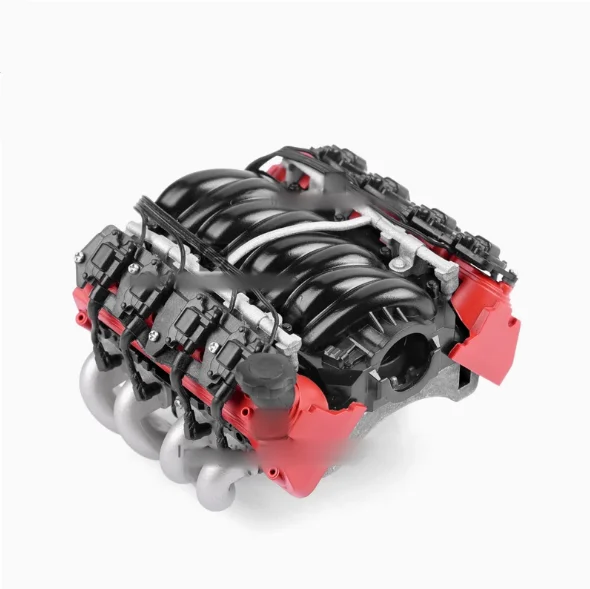 

Simulated Hood Fan Radiator V8 Engine Model Without Temperature Sensor