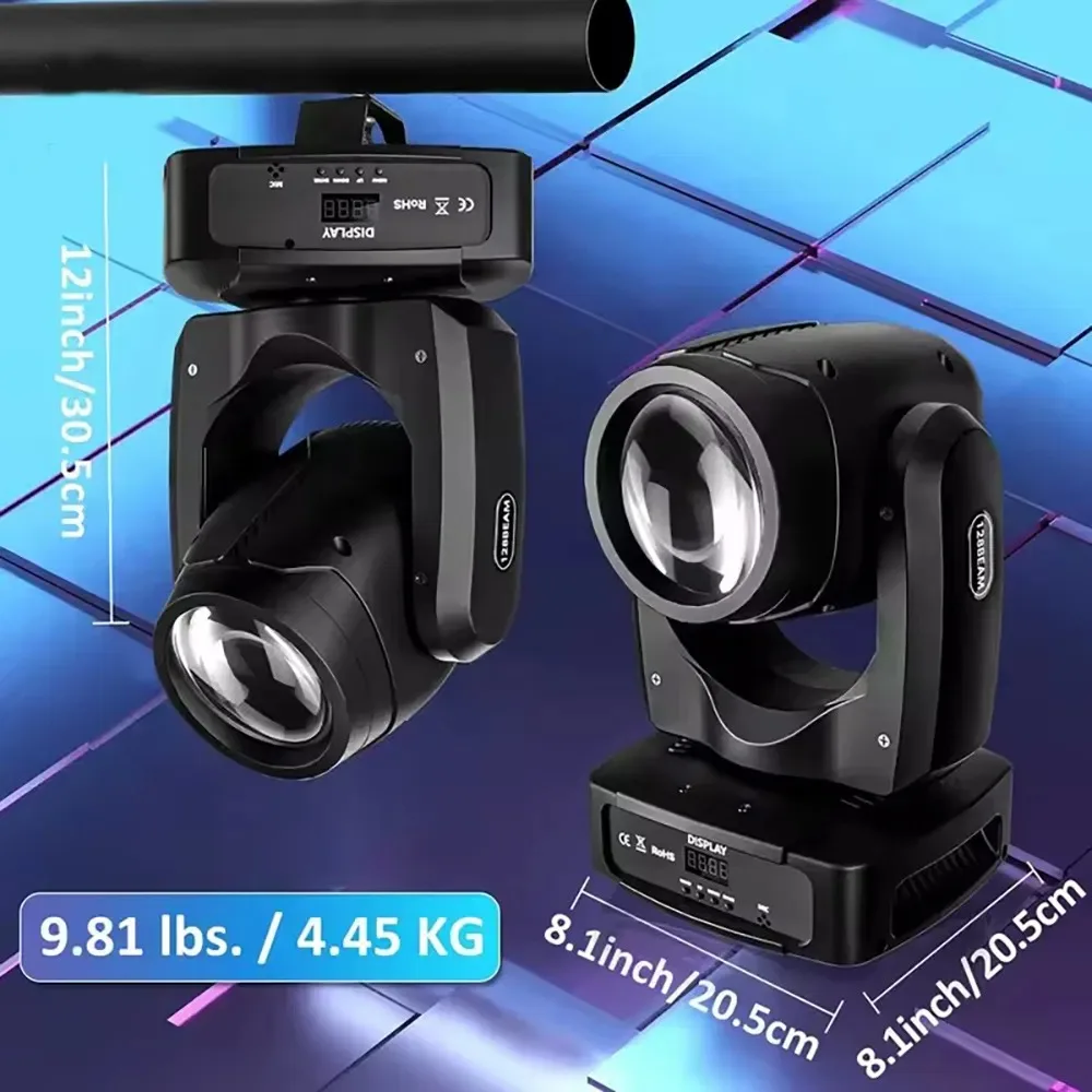 Aurora Beam 128W LED Moving Head DJ Light for Party Nightclub Bar