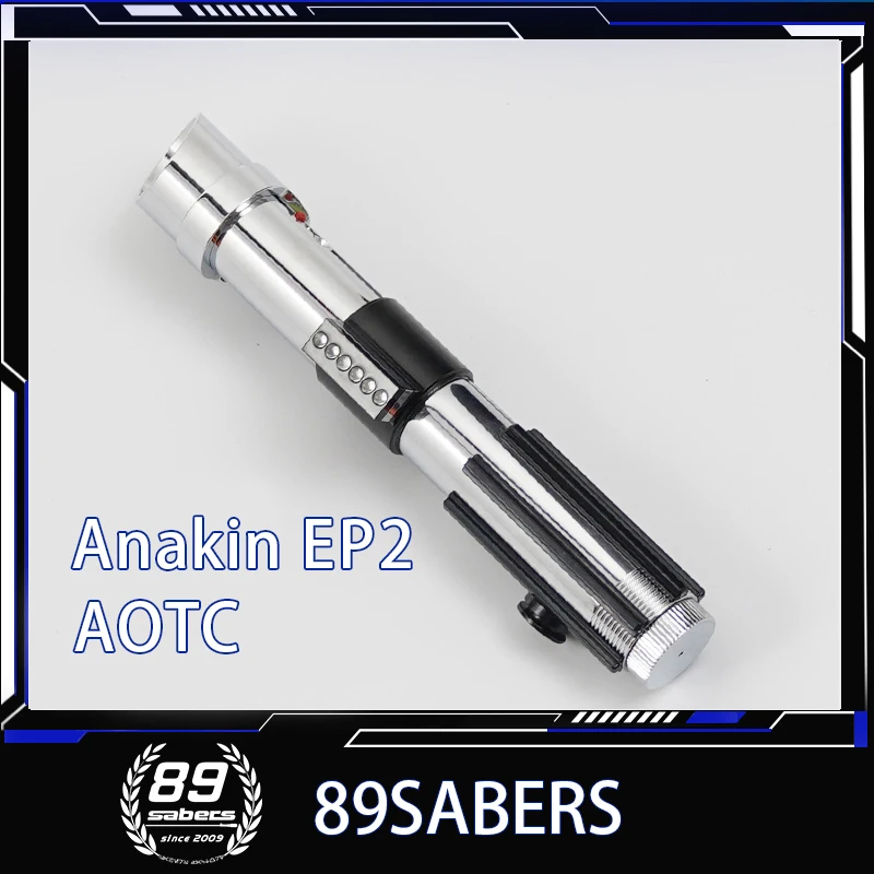 

[89SABERS] Световой меч Anakin EP2, цельнометаллический материал, реквизит для фильмов для повторной печати размеров 1:1, с 19 комплектами звуковых шрифтов и световых эффектов.
