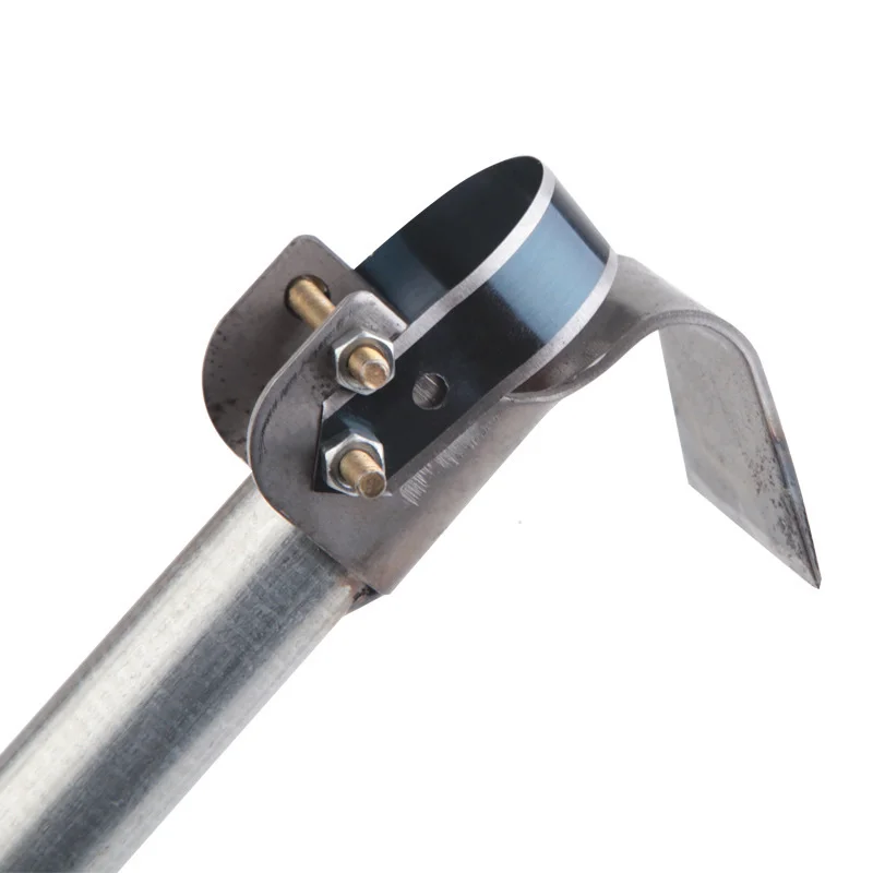 Raschietto per corteccia di asta di metallo professionale raschietto manuale coltello per sbucciare la corteccia d'albero strumento per giardinaggio coltello per raschiare la corteccia d'albero