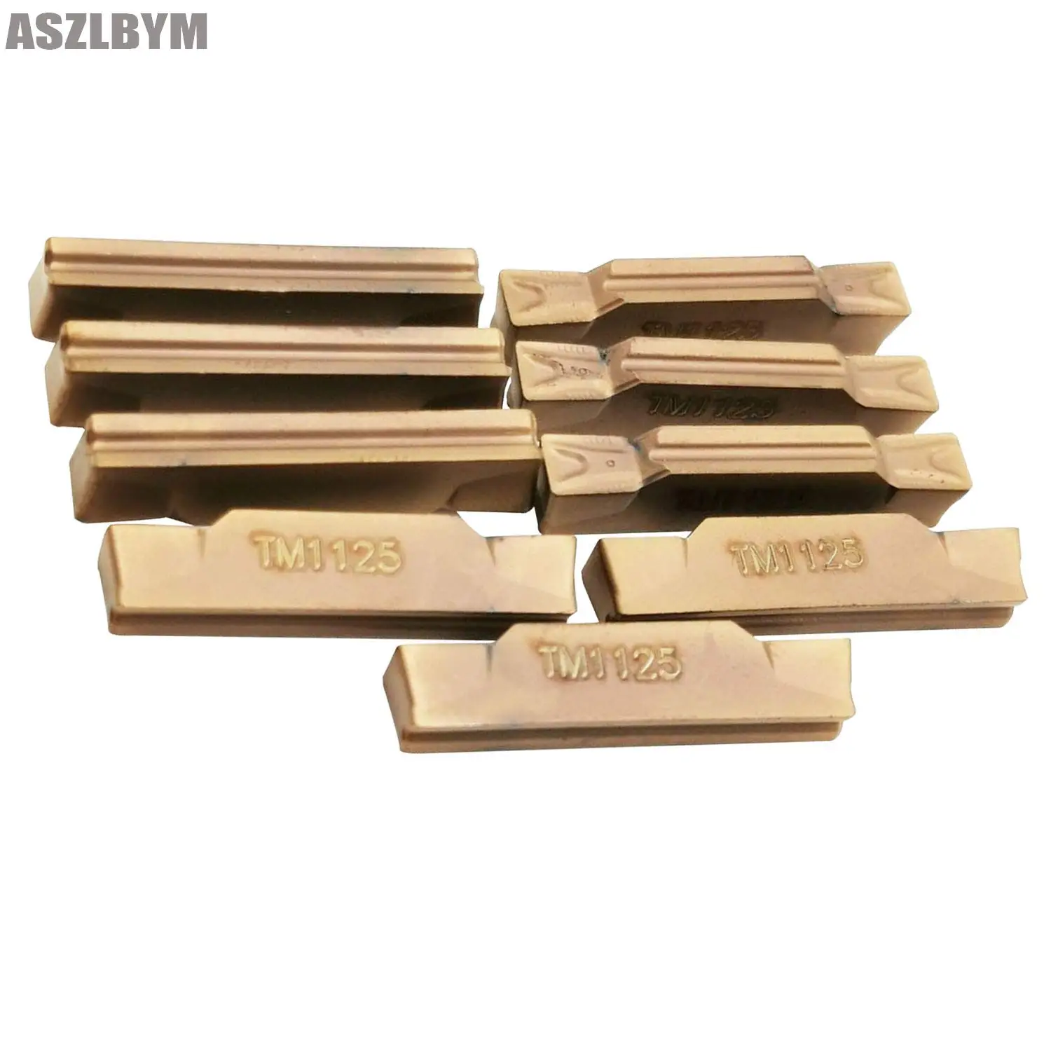 10PCS N123H2-0400-0004-TF/N123H2-0400-0004-TM 1125 4mm Cutting Width PVD (Ti,Al) N Coated CNC Carbide Turning Grooving Inserts