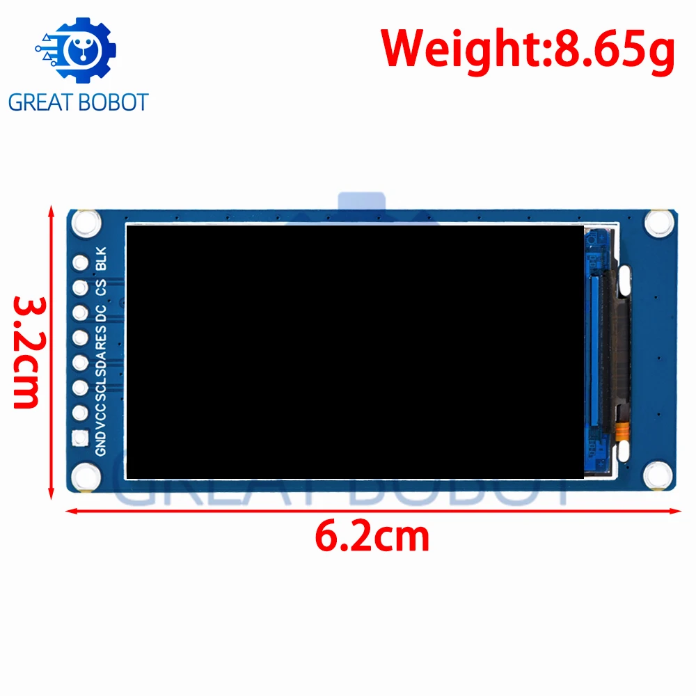 BS New 1.9 inch IPS full angle TFT display screen LCD screen color display module SPI serial port high-definition 170x320
