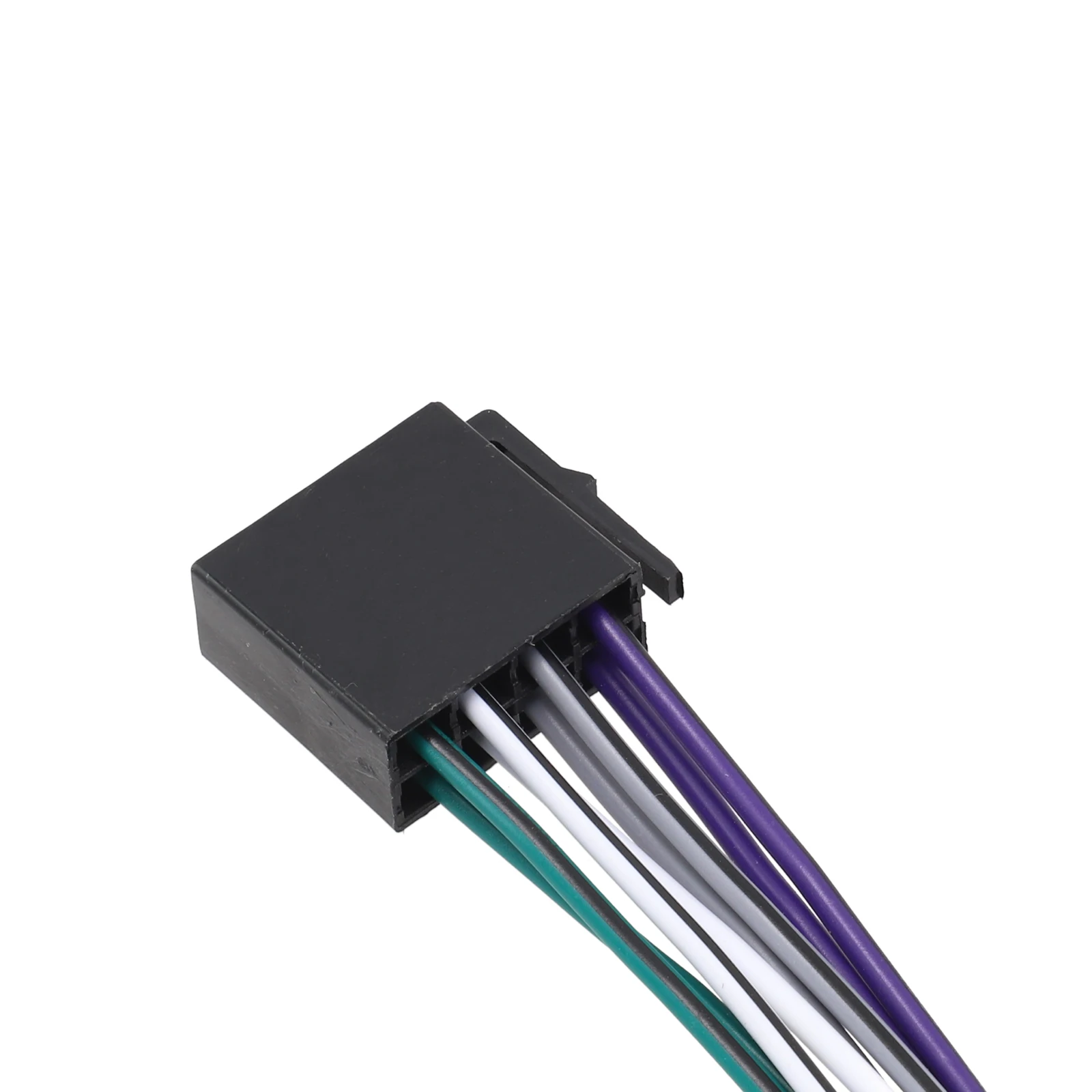 High Quality Car Radio Adaptor Wear Resistant Colour Black Female ISO Wiring Harness Fitments Fits Most Car Radios