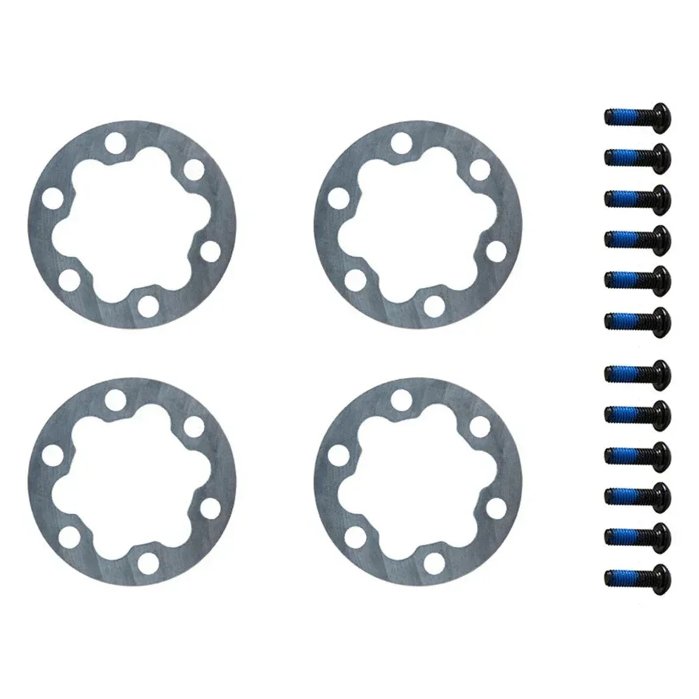 4PCS  Electric Bike Scooter Brake Gasket Spacer 2/5mm 6 Holes Disc Washer For E-Bike Cycling Brake Pads Accessories