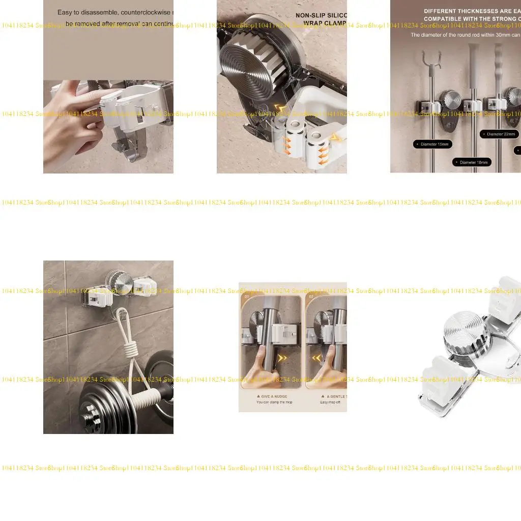P9FB Brome support support vadrouille pour l'espace organisé bien rangé