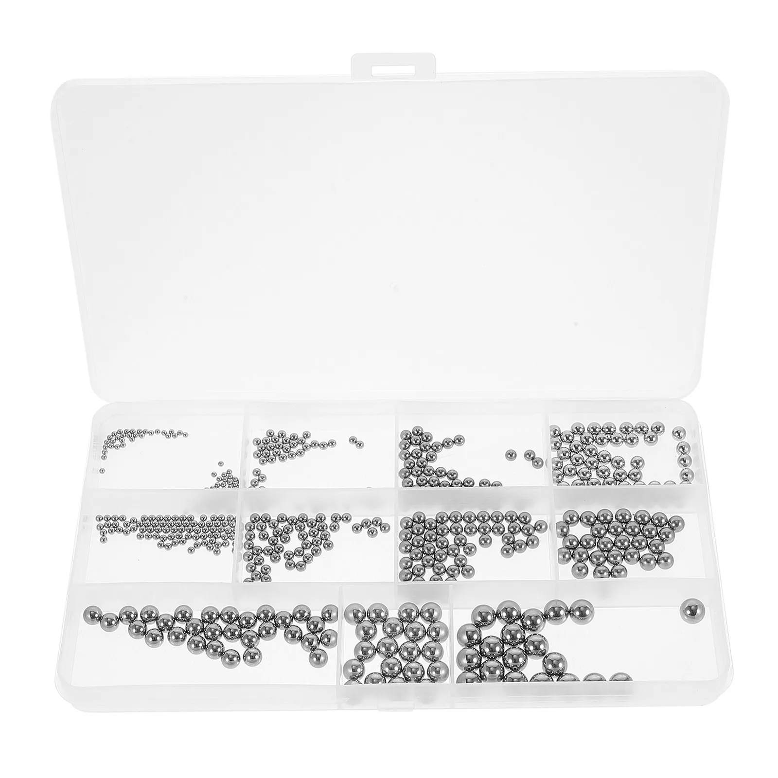 Stainless Steel Bearing Balls 510 Piece Precision Ground Assortment Kit for Furniture Door Locks Machine Tools