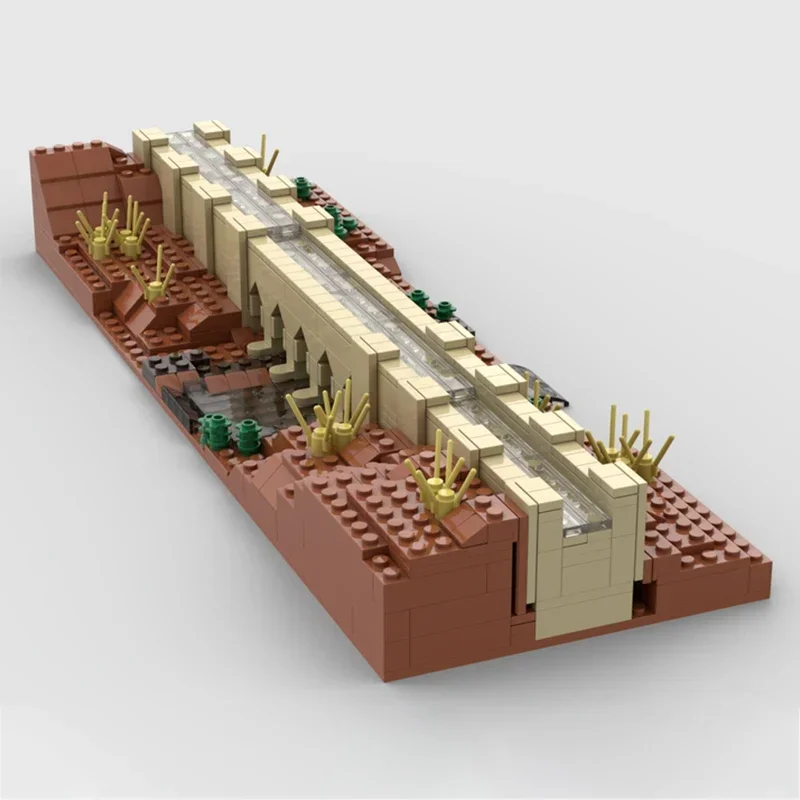 Modello centrale Moc Building Bricks Babylonian Hanging Garden Ferry Technology blocchi modulari regalo giocattoli di natale set fai da te assemblaggio