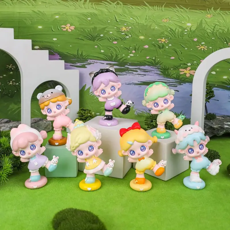 

Cute Cartoon Blind Box Pet Decorations Desktop Creative Gift For Girls Birthday Wacky Plush Toys Action Figure Collectibles