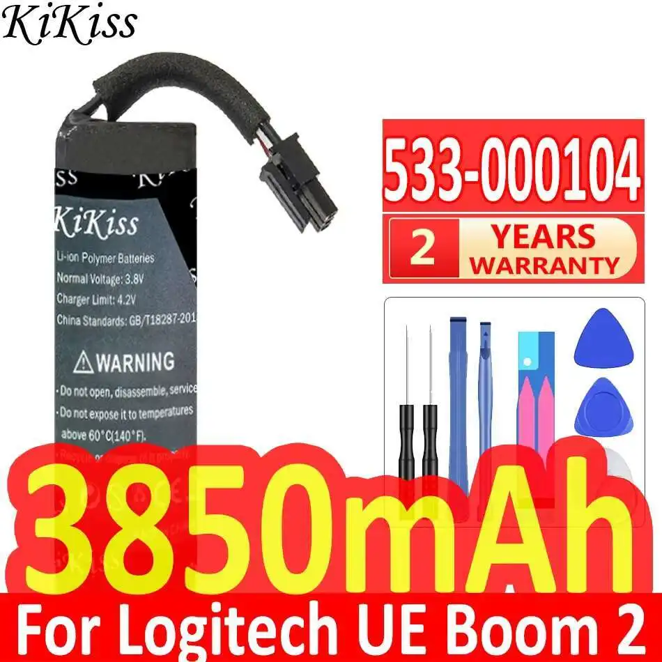 

3850mAh For Logitech UE Boom 2, UE Boom 2 Ultimate 533-000104 Sound Battery Reliable Power High Capacity