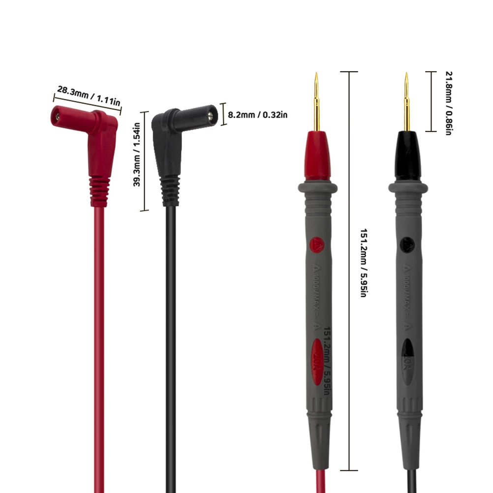 

Super Pointed Multimeter Test Anti-Soft Wrist Lock Ultra Resistant Copper Needles Golden Front Sensitive for IC