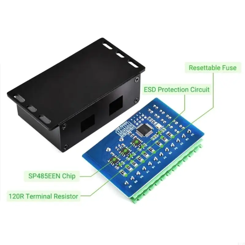 E1YB Usb To 4-Way RS485 Converter Industrial Grade Type Universal SerialPort Module Compatible Multiple Systems