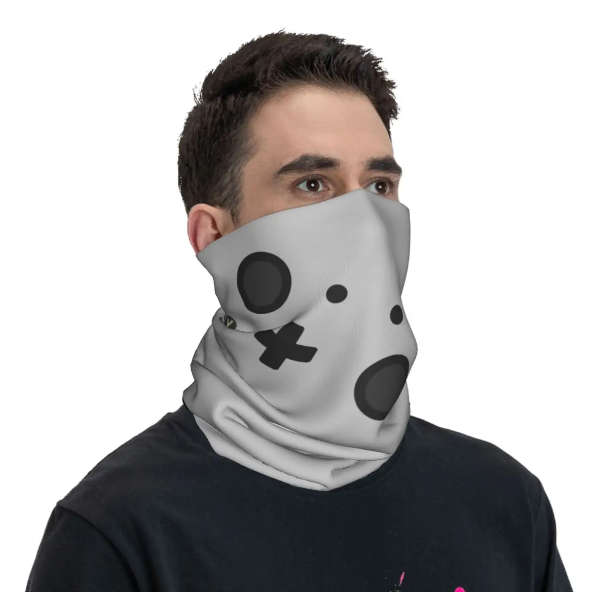 Controlador de jugador de juegos personalizado, polaina para el cuello para hombres y mujeres, protector facial UV, Bandana de videojuegos Retro de invierno, bufanda para esquí
