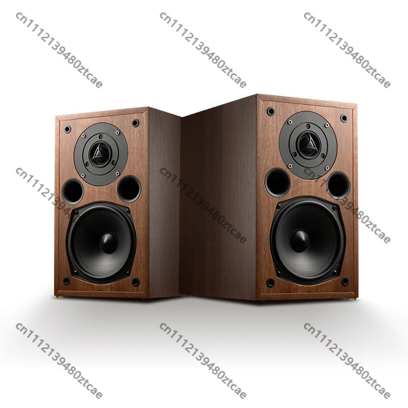 Premium 5 Inch HiFi Monitor Speaker 87dB 4Ohm Walnut Veneer Home Theater