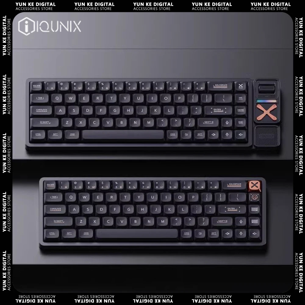 

IQUNIX MG65 Pro Mechanical Keyboard Aluminium Alloy Three Mode Wireless Gaming Keyboard Ultrathin Low-Profile Keyboard PC Office