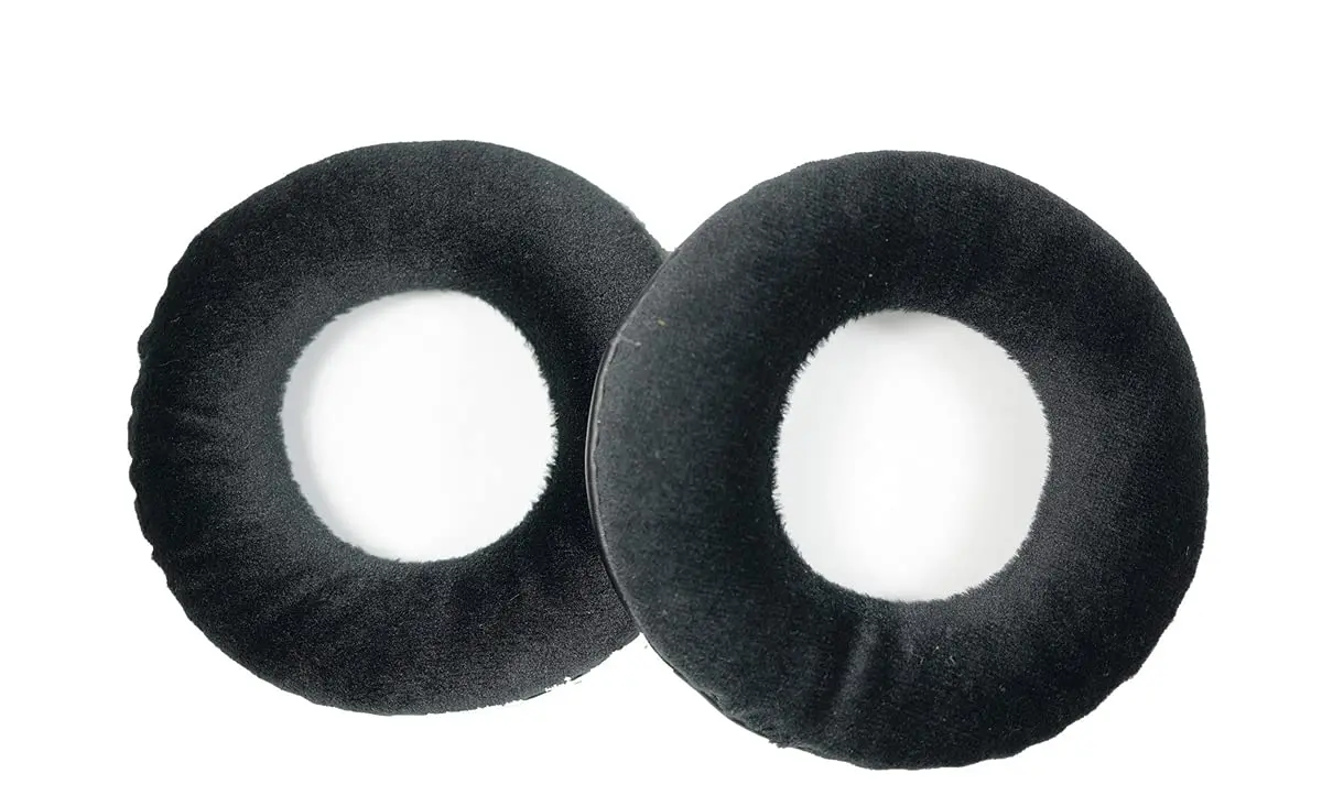 V-MOTA-Almofadas Over-Ear Gaming, Flanela Preta, Compatível com Corsair Vengeance 1300, 1400, 1500, 1500V, 2000, 2100, 1 Par