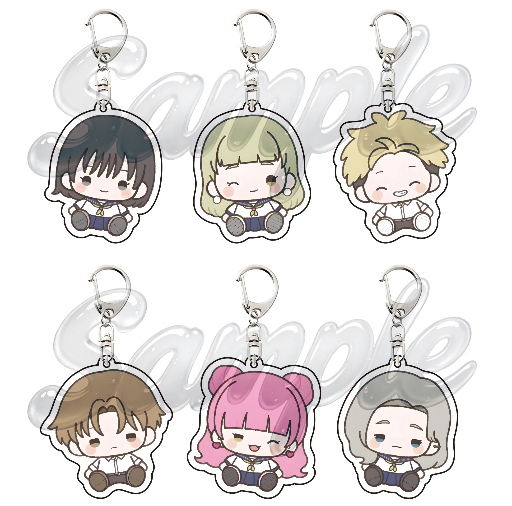 Anime You and I Are Polar Opposites Acrylic Keyring Backpack Decorations Accessories Decor Gift Exquisite Products COS Fans Gift