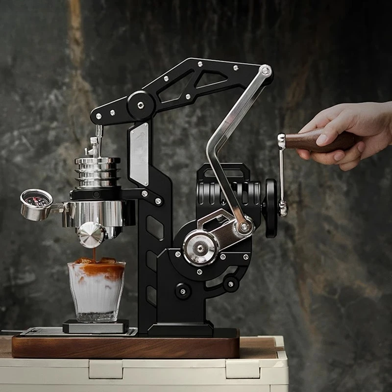 Machine à expresso à manivelle, machine à café de camping portable