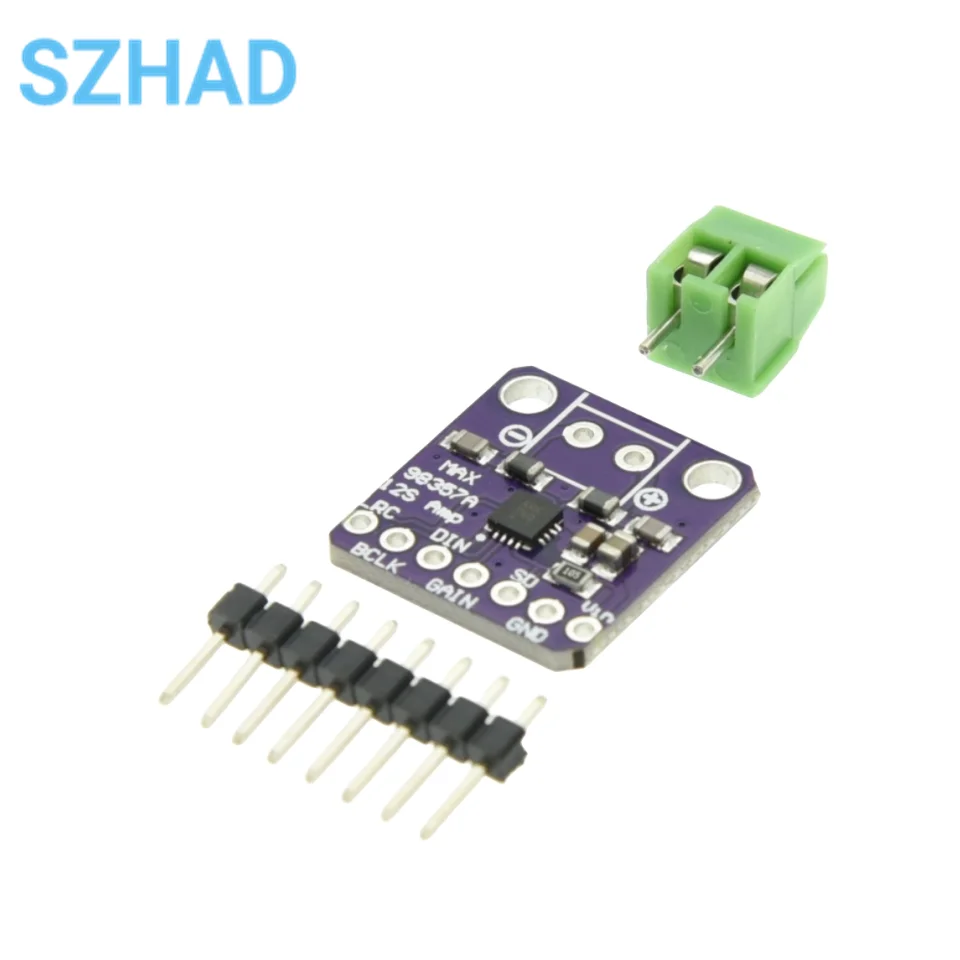 Max98357 I2S 3W Class D Amplifier Breakout Interface Dac Decoder Module Filterless Audio Board For Raspberry Pi Esp32