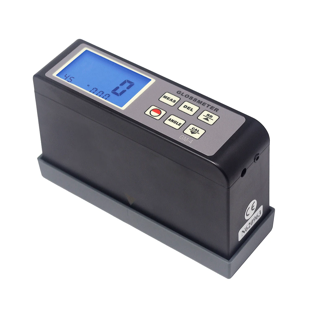 

Portable GM-4 Gloss Meter(Integral Type) Angle 45° glossmeter Range 0.1 ~ 200 GU LCD