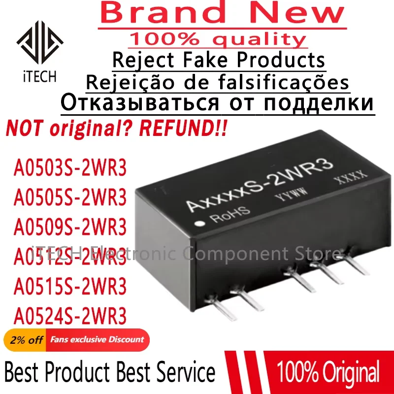 

5 шт./лот, оригинальный A0503S-2WR3 A0505S-2WR3 A0509S-2WR3 A0512S-2WR3 A0515S-2WR3 A0524S-2WR3, 100% новый и оригинальный DIP-5 в наличии