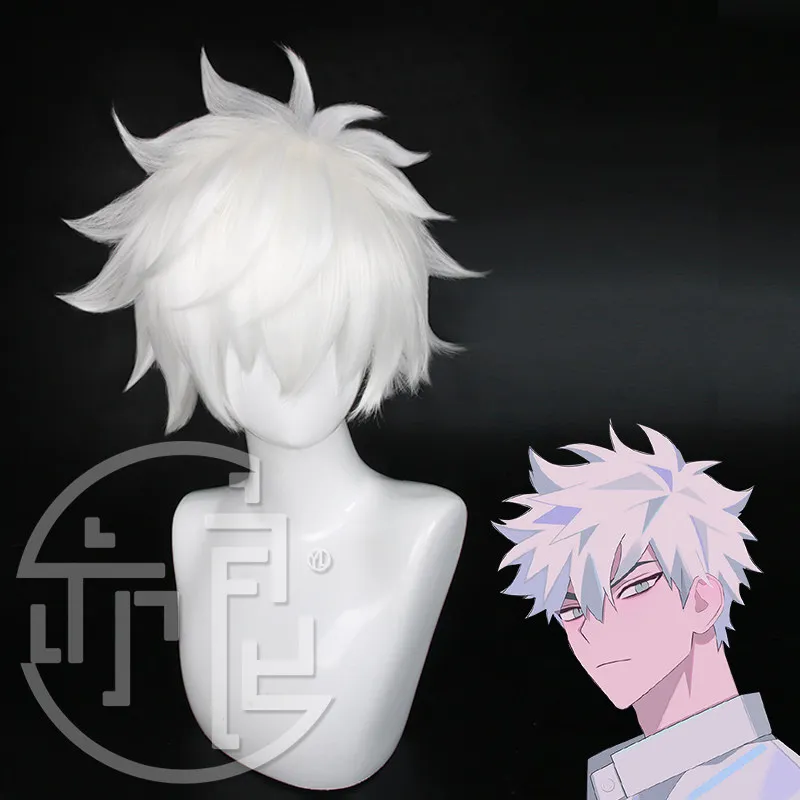 Anime Link Click Cheng Xiaoshi Cosplay Wig Halloween Carnival Party Props Synthetic Hair Heat Resistant Fiber + Wig Cap