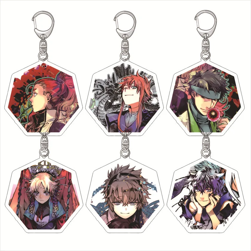Anime Haigakura Cosplay COSTUME Acrylic Key Chains Keyring Prop Xmas Gift