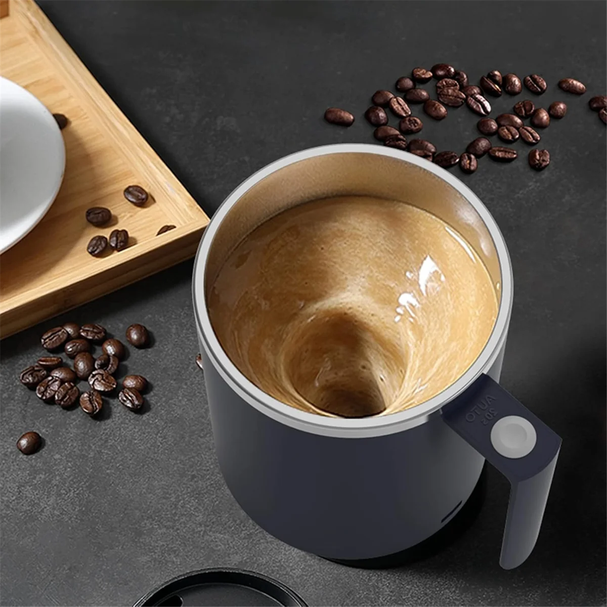 ABNJ Magnetic Stir Bar Stainless Steel Magnetic Stir Bar Suitable for Self Stirring Mug 2PCS