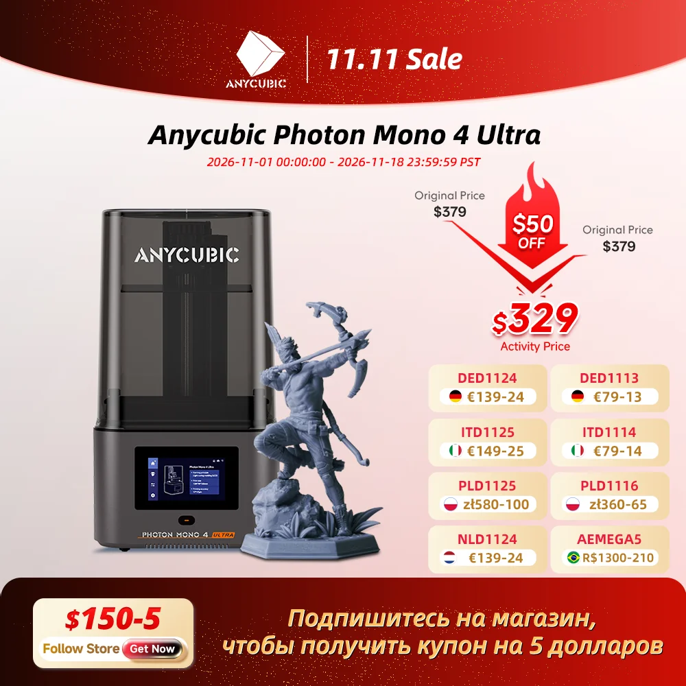 ANYCUBIC Photon Mono 4 Ultra LCD 3D Printer 7