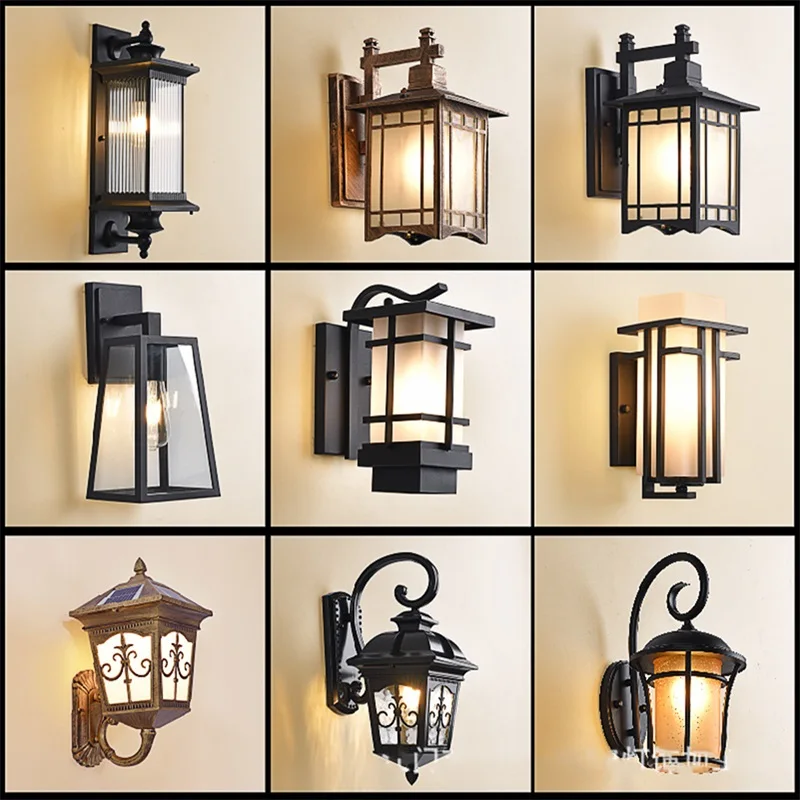 TINNY Outdoor Wall Sconces Light Fixture Modern Waterproof Patio LED Lamps For Home Porch