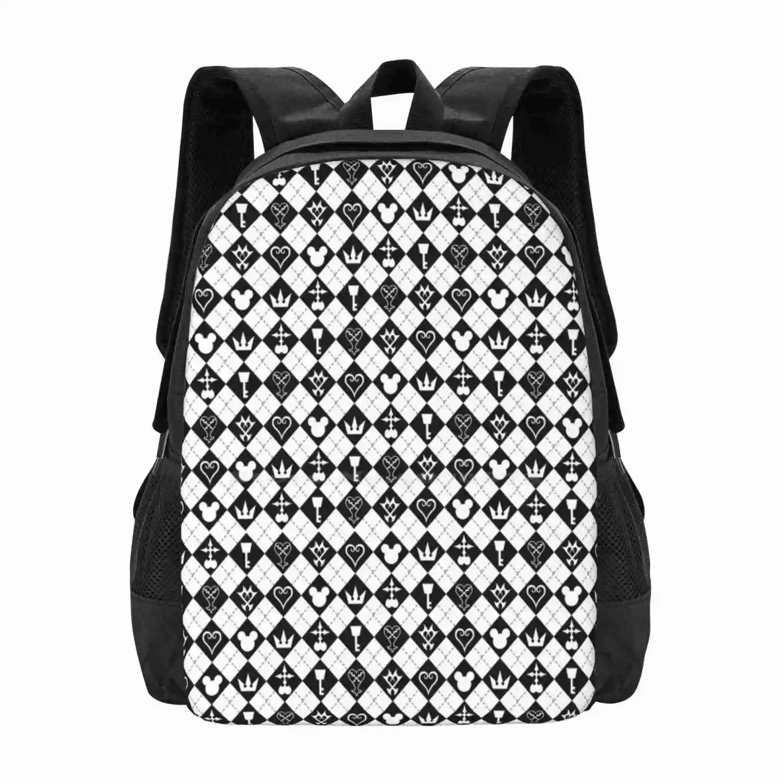 Kingdom Hearts Bag Backpack For Men Women Girls Teenage Kh Kingdom Hearts Sora Pieces Memory Dream Anime Geek Nerd Gamer Games