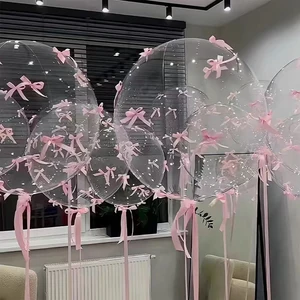 92 buah Set Balon Pita Pita Merah Muda Bobball Transparan Dekorasi Pesta Ulang Tahun Pertunangan Hari Valentine 12 penjualan terbaik yang baru saja dilakukan - №