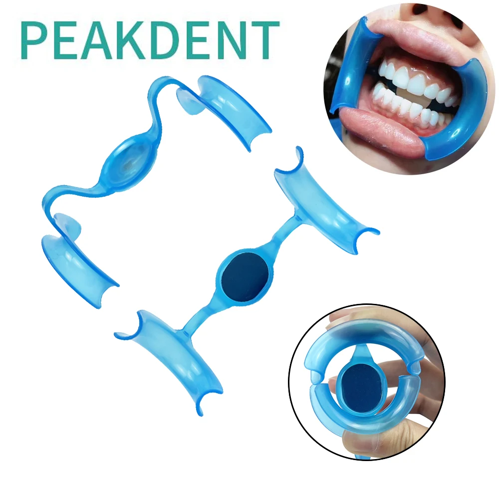 2Pcs Mouth Opener Mouth Gag Dental Tools Cheek Retractor Mouth Spreader Lip C Shape Oral Clean Opener Dentist Materials