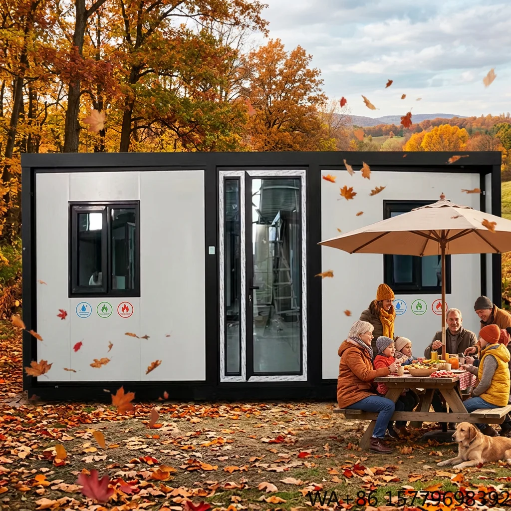 20FT 1 2 3 4 Bedroom Prefab Houses Modern Container Home Apartment Wooden Tiny House Villa