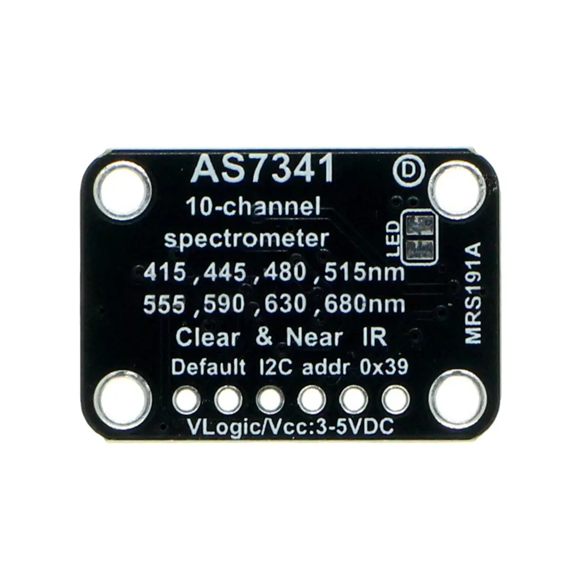 A64I AS7341 11-CH Sensor Module Light Color Sensor Splitter Board Color Measurement Detection