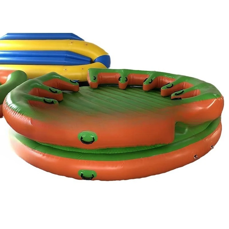 Inflatable water flying fish, spinning gyro Internet celebrity disco boat