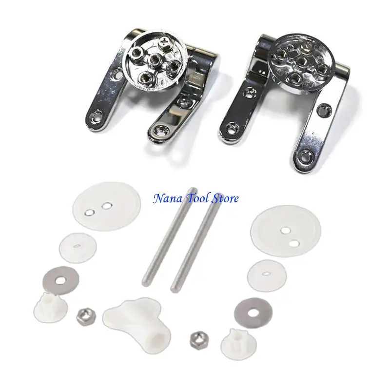 31GJ Upgraded Toilet Hinges Modern Toilet Hinges Slow Drop Hinges Toilet Hinges Replacement Part for Most Toilet Seats