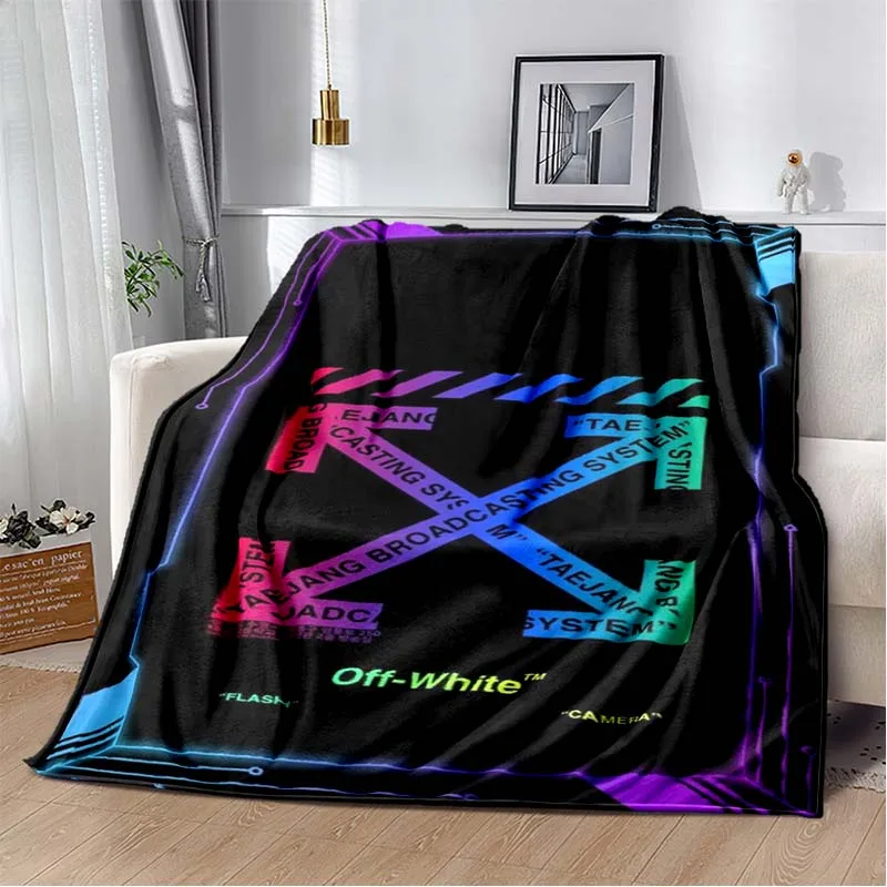 3D Cross Arrow Graphic Flannel Throw Blanket Soft Warm Lightweight Cozy Blanket Sofa Bedroom Living Room Streetwear Home Decor
