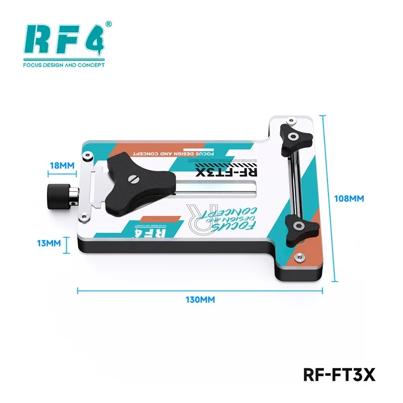 

RF4 F-FT3X Universal Motherboard Repair Fixture for Mobile Phone Maintenance Irregularly Shaped Surface Stable Clamping Jig