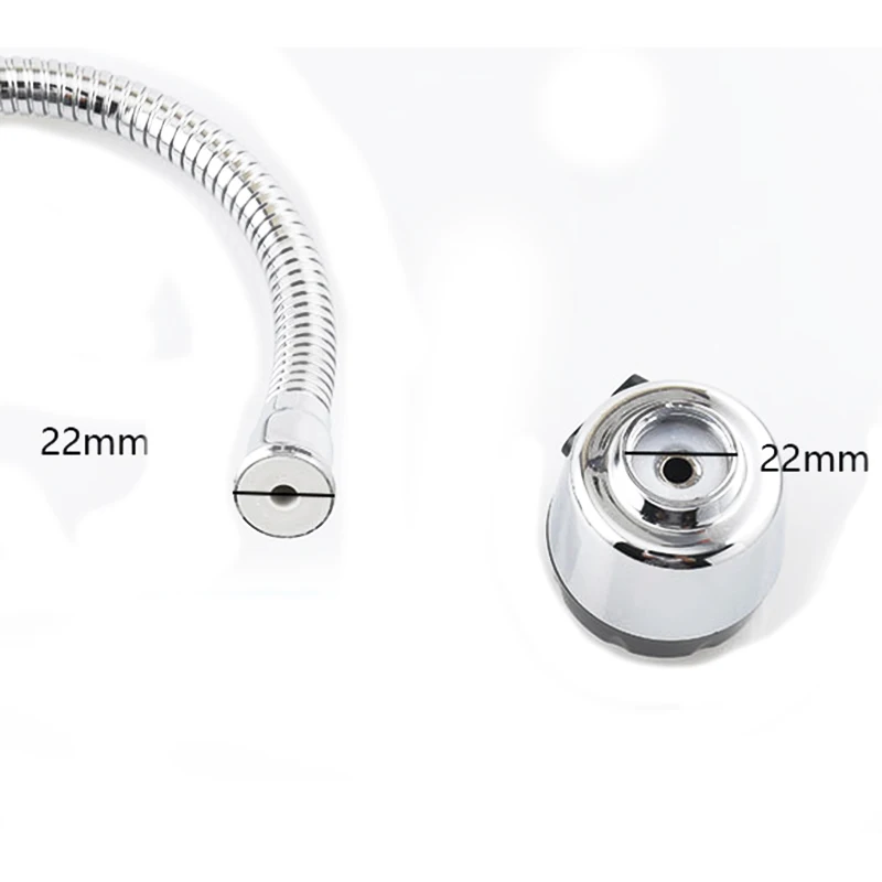 Kitchen Faucet Plumbing Hose Universal Tube Stainless Steel Faucet Can Be Shaped Deformation Tube Splash Faucet Kitchen Faucet A image 3