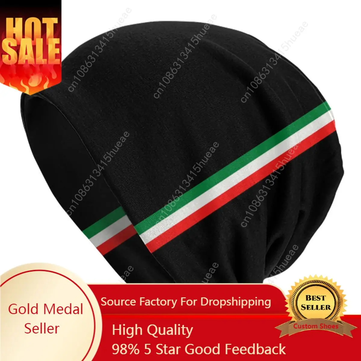 

Minimalist Italy Flag Beanies Caps Men Women Unisex Trend Winter Warm Knitted Hat Adult Italian Pride Bonnet Hats