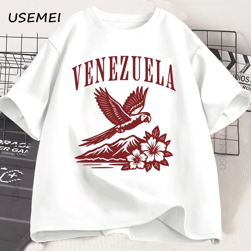 

Venezuela Unisex T-shirt Oversize Retro Cultural Pride T Shirt Man Designer Clothes Graphic T Shirts High Quality Clothing