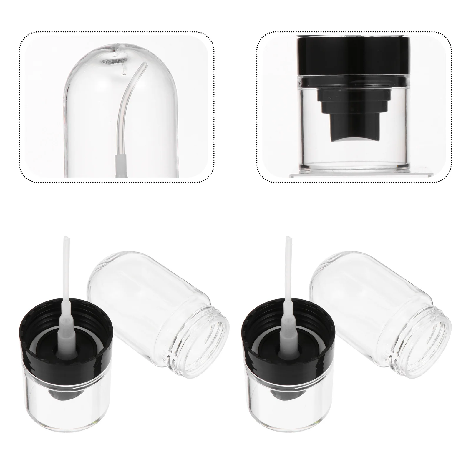 

4Pcs 50ml Travel Spray Bottles Lightweight Practical Design Easy Carry Gift Choice Spray Bottle Inverted Bottle