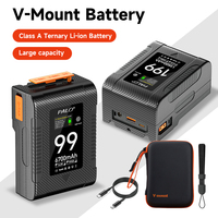 PALO BP-99 BP-199 V Mount Battery Power Bank 14.8V V Lock V Shape Li-ion Battery PD Fast Charging for cameras smartphones laptop