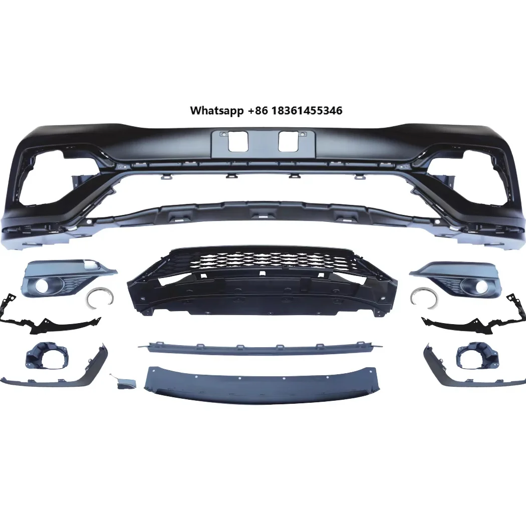 For Fit 2014-2018 Modification And Upgrade To RS Style Body Kit Brand New Auto Front Rear Bumper Side Skirt Suitable