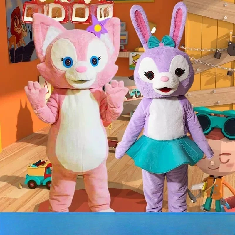 

Disney Potdemiel LinaBell StellaLou Cartoon Adult Outfits Walking Doll Stage Show Christmas Fancy Party Comic Con