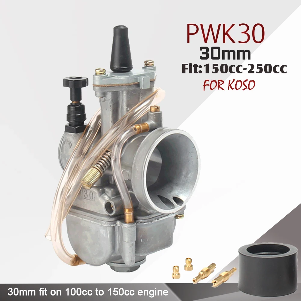 PWK Carburateur 21 24 26 28 30 32 34 mm Racing Carb Universal 2T 4T Motor Dirt Bike Motocross Motocross Scooter ATV Quad