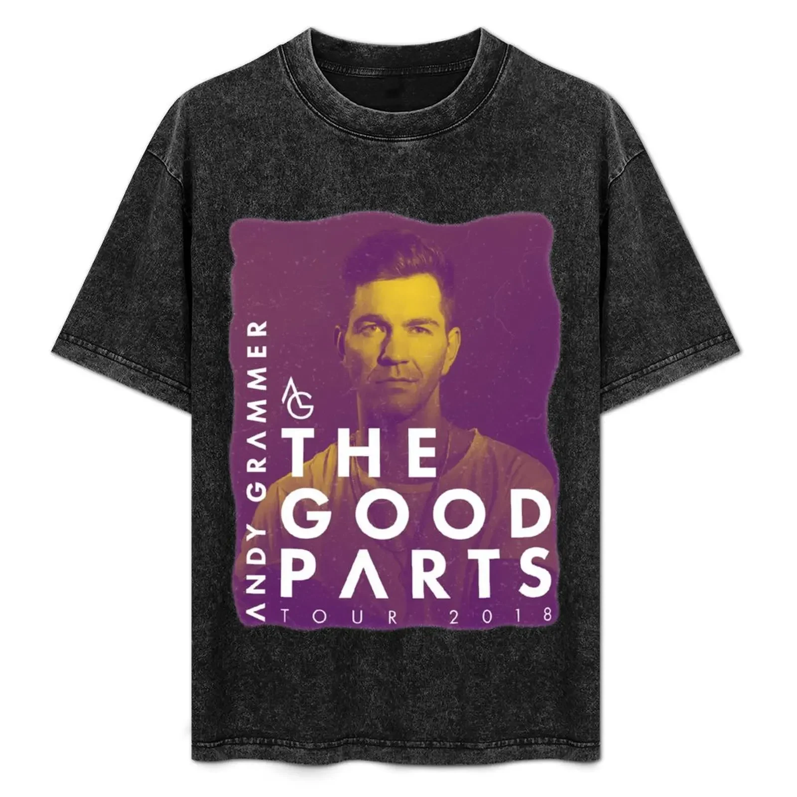 

ANDY GRAMMER TOUR 2018 - 2019 CONCERT T-Shirt plus size clothes man t shirt plus size tops plain black t shirts men