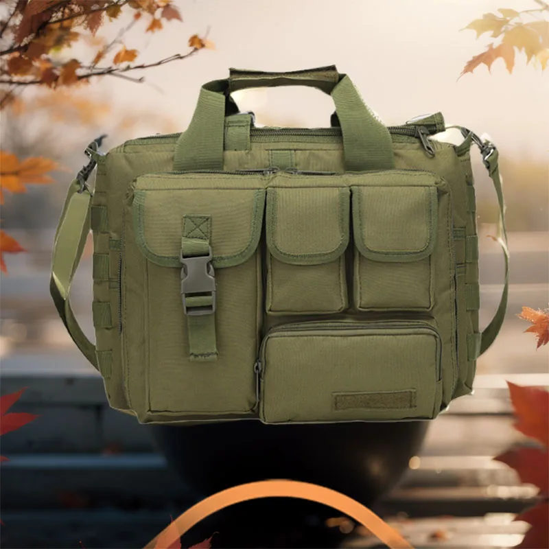 

New Camping Outdoor Tactical Messenger Bag Men Big Capacity Laptop Bags Portable Shoulder Bag Camping Hiking Tool Bandbag