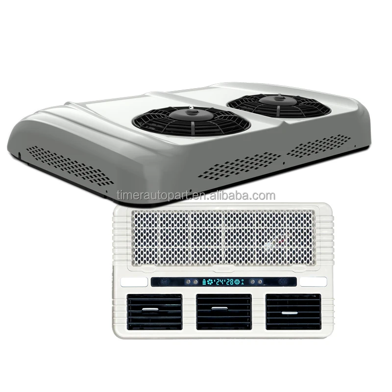 Groothandel Airco Systeem Marine Dc 24V 48 Volt Parking Koeler Airconditioner Voor Camper Semi Vrachtwagen Ac Unit Te Koop